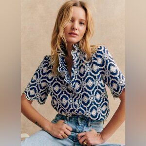 Sezane Dalhia Shirt, Size 6